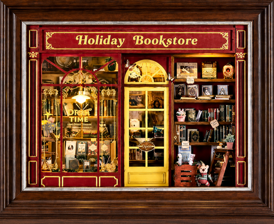 Golden Pages DIY Book Nook