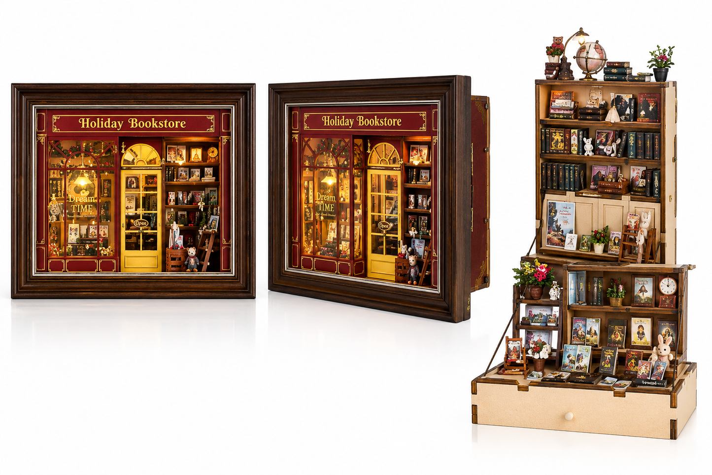 Golden Pages DIY Book Nook