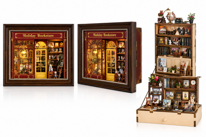 Golden Pages DIY Book Nook