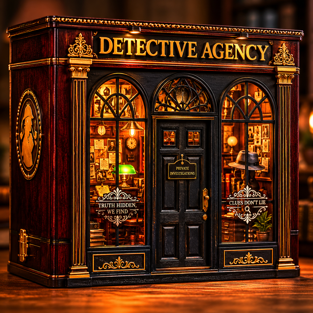 Detective Agency DIY Book Nook