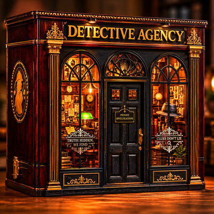 Detective Agency DIY Book Nook