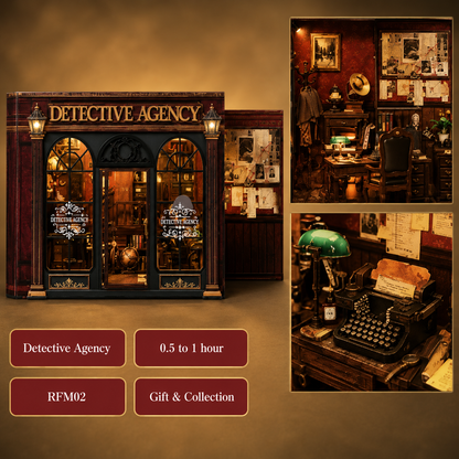 Detective Agency DIY Book Nook