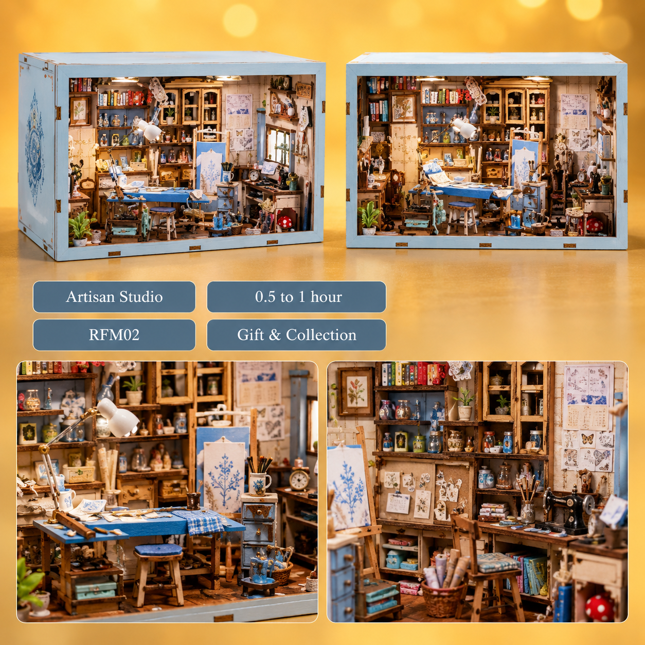 The Little Laboratory DIY Book Nook