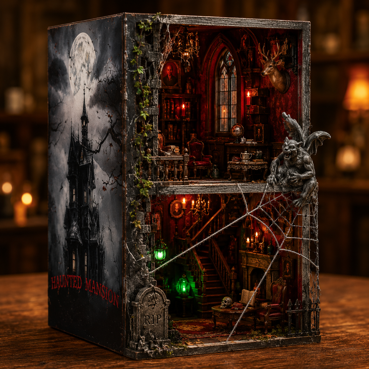 Crimson Castle DIY Book Nook
