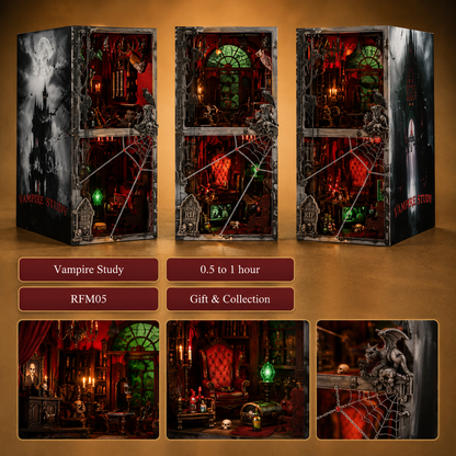 Crimson Castle DIY Book Nook