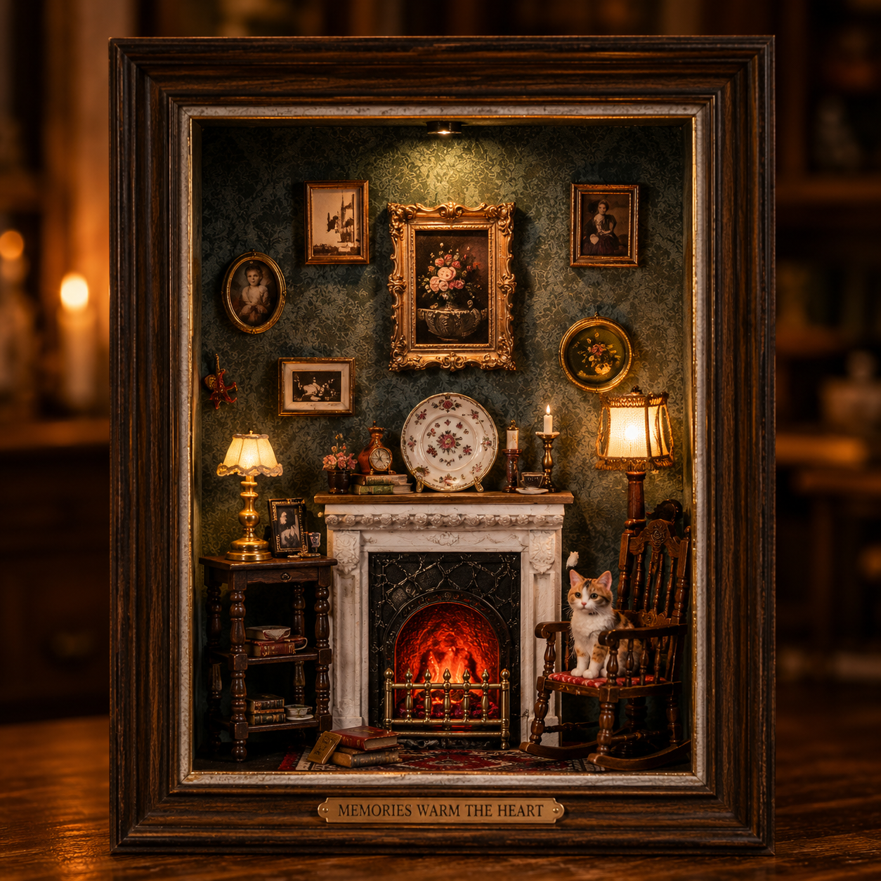 Crimson Chamber DIY Book Nook