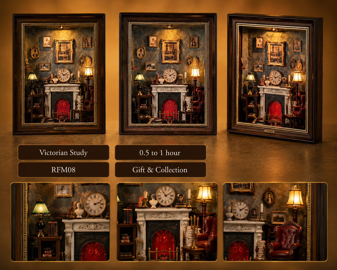 Crimson Chamber DIY Book Nook