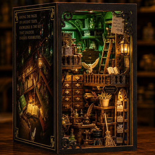 Arcane Library DIY Book Nook