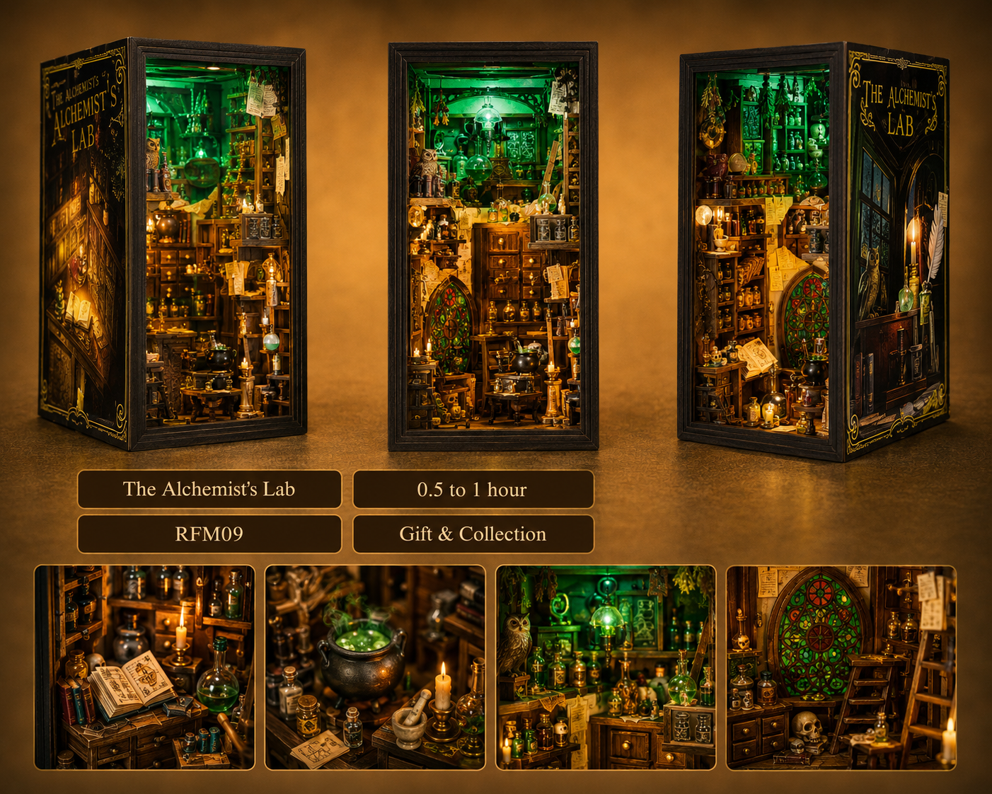Arcane Library DIY Book Nook