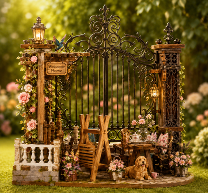 Secret Garden Gate DIY Book Nook