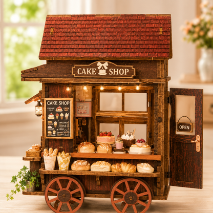 Sweet Wheel Bakery DIY Book Nook