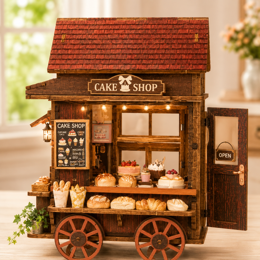 Sweet Wheel Bakery DIY Book Nook