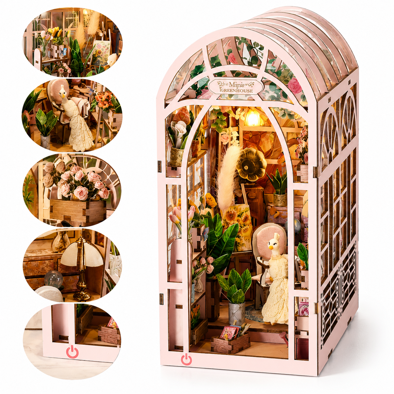 Blush Garden DIY Book Nook