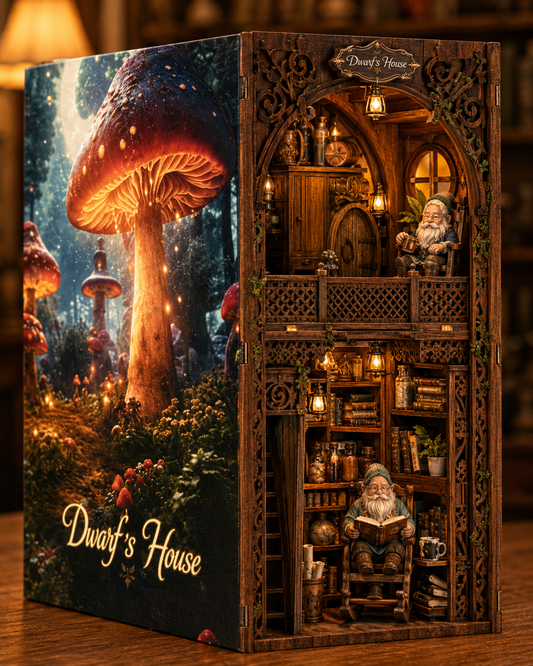 Mushroom Hollow DIY Book Nook