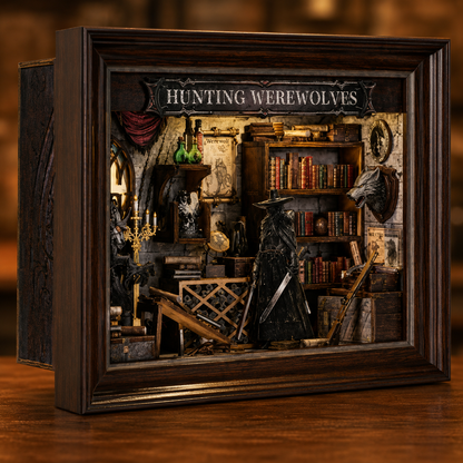 Hunting Werewolves DIY Book Nook