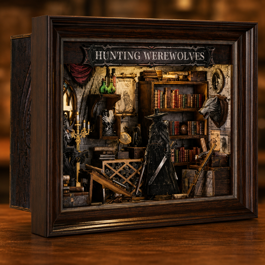 Hunting Werewolves DIY Book Nook