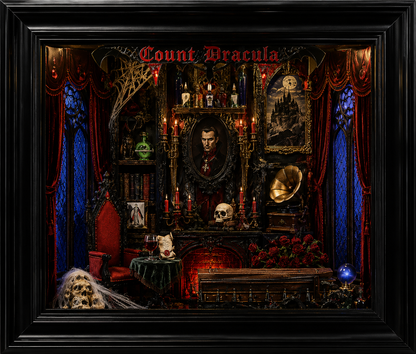 Count Dracula DIY Book Nook