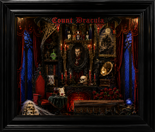 Count Dracula DIY Book Nook