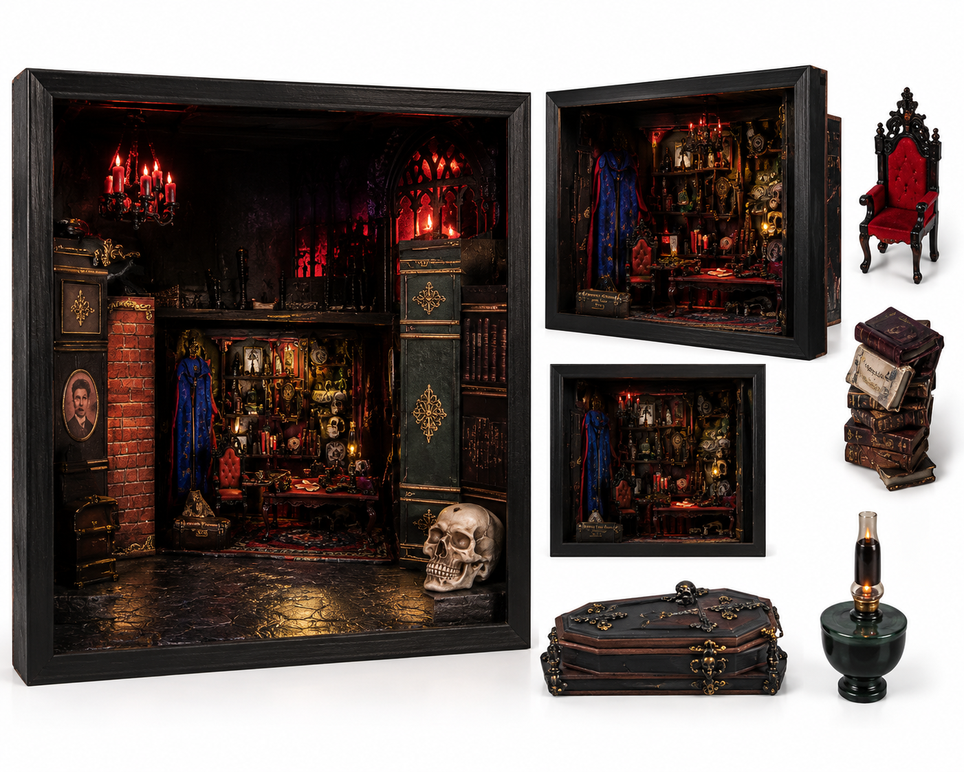 Count Dracula DIY Book Nook