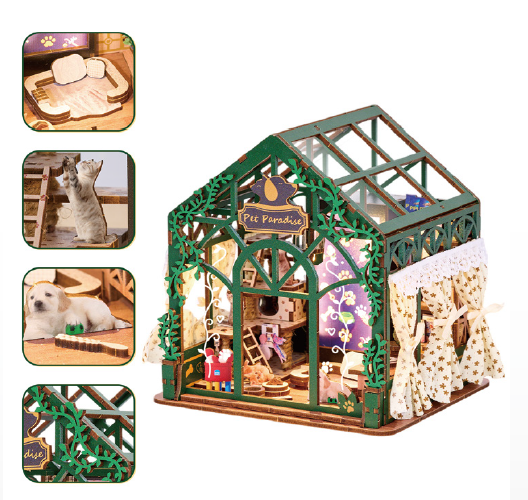 Pet Paradise DIY Book Nook